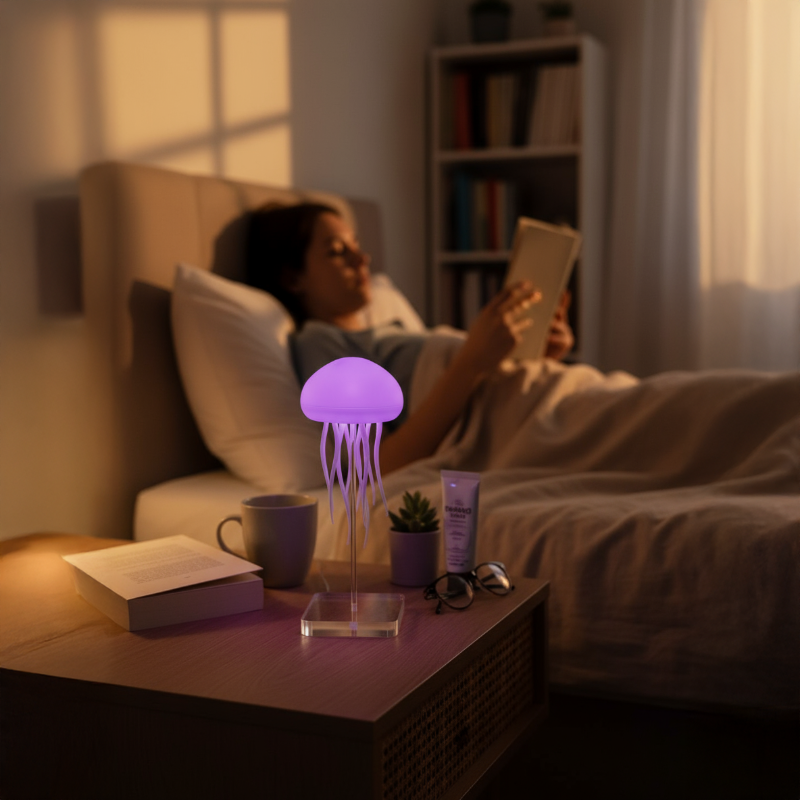 Quallenza Lampe - Kunstvolles Lichtspiel für entspannte Stunden