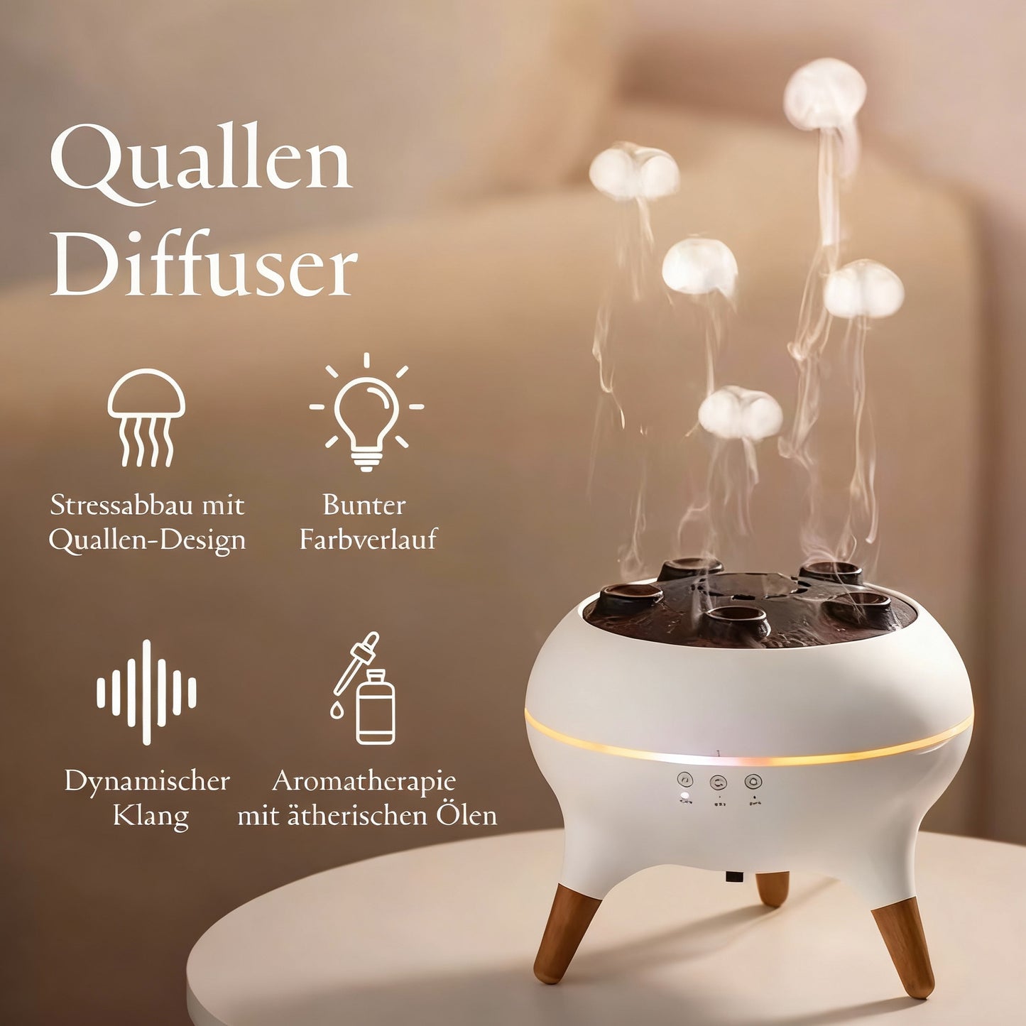 momaja Quallenza Diffuser – Magischer Nebel für Deine Wohlfühlmomente